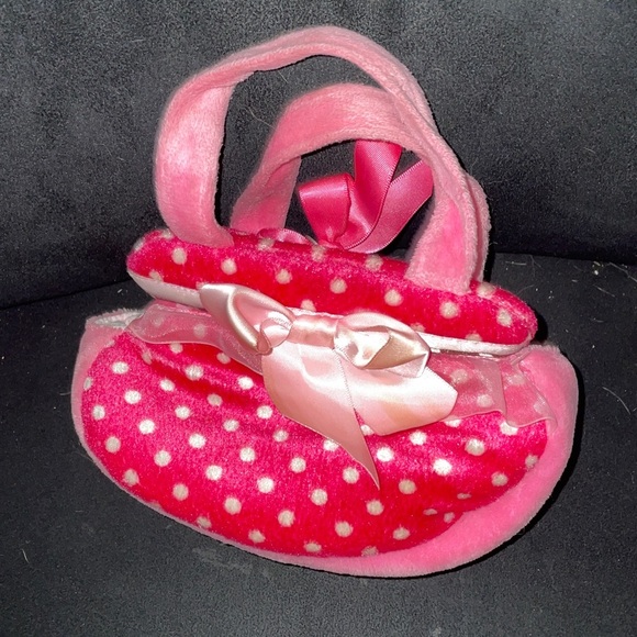 Aurora Other - Pink Polka Dot Stuffed Animal Purse